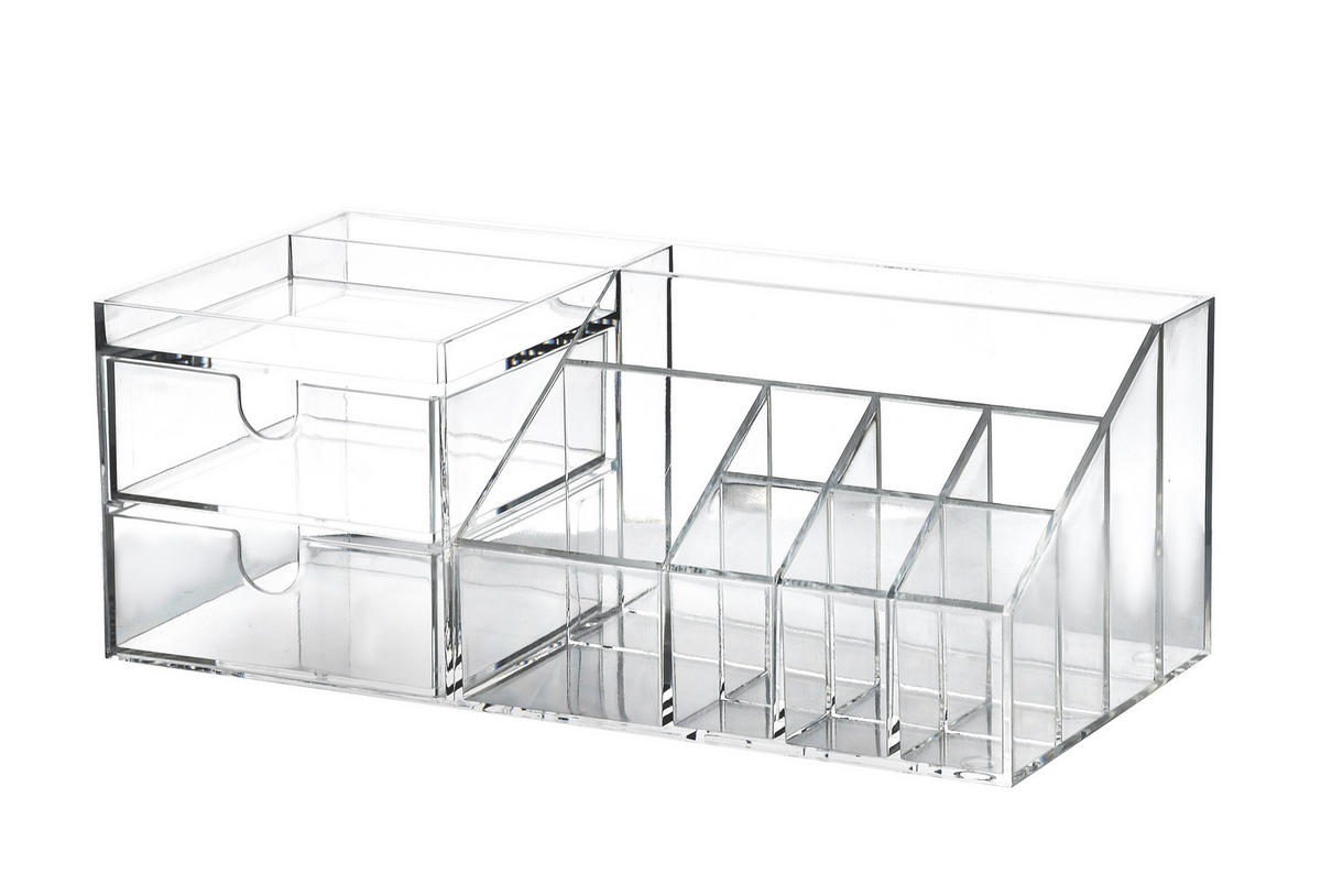 KOSMETIK-ORGANIZER - Transparent, Kunststoff (9/12/24cm) - Mondex