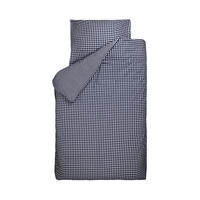 KINDERBETTWÄSCHE BB Karo blau 100 x 135 - Schwarz, Textil (100/135cm) - Bink