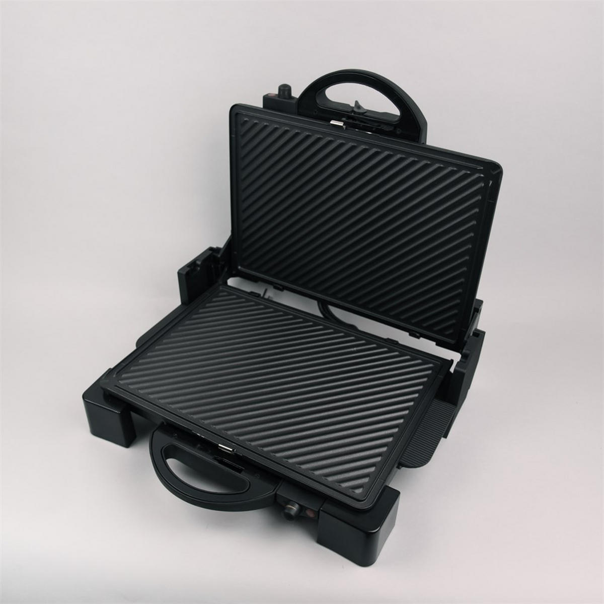 ELEKTROGRILL Schwarz 38/32/14 cm MR717 - Schwarz, Kunststoff (32/14/38cm) - Maestro 