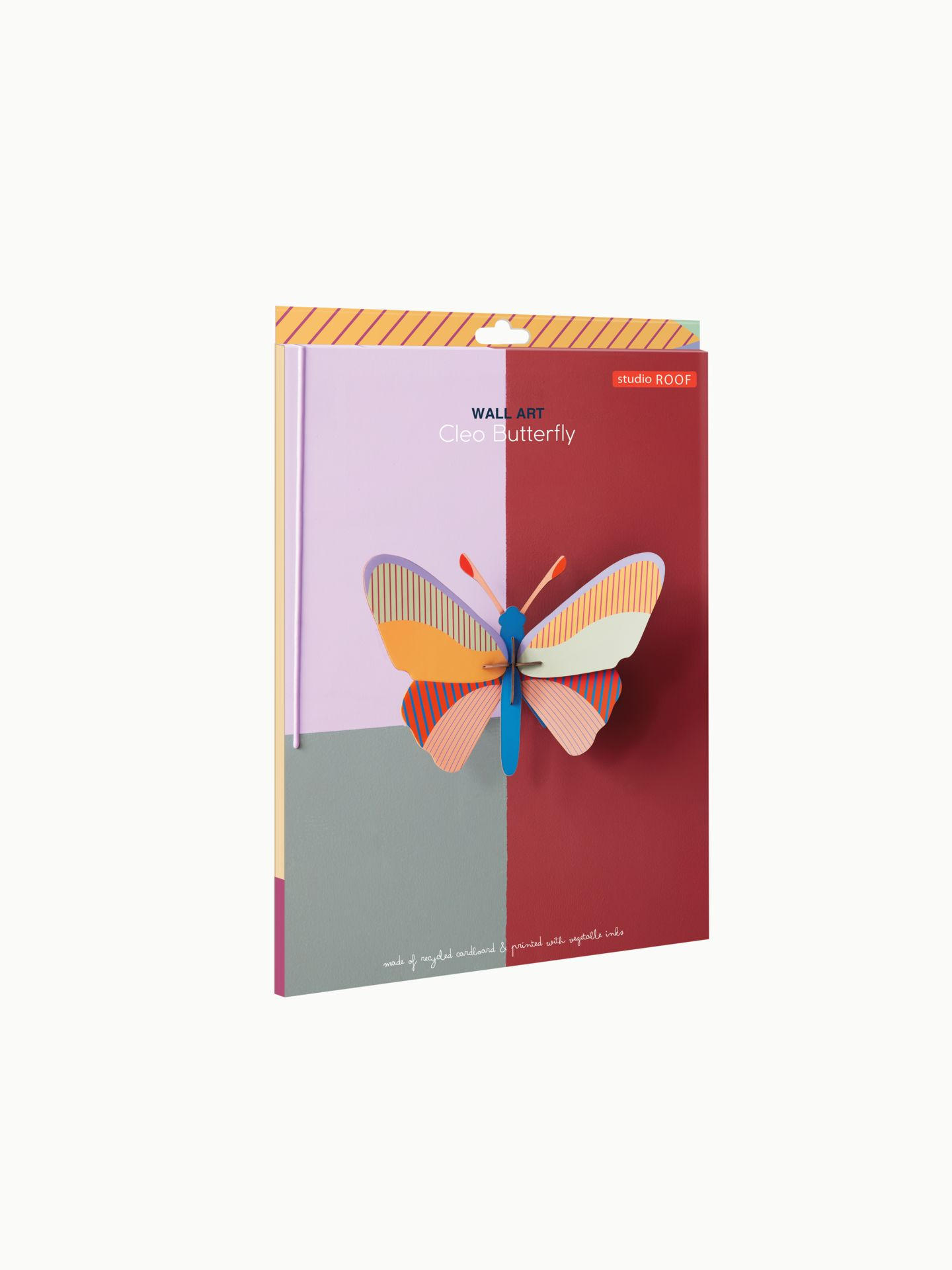 WANDDEKO Istic-Schmetterling 8.5/18 cm - Multicolor, Wellpappe (8.5/18/24cm) - KUNSTLOFT