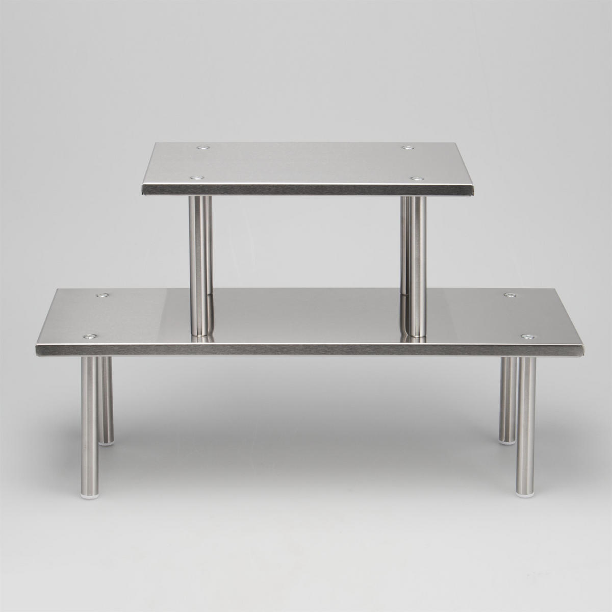 KÜCHENREGAL, silber, Edelstahl - Edelstahlfarben, Metall (50/31/19cm) - bremermann