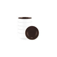 DIPSCHALEN Sento Home Pure Colors Chocolate Brown ø 8,6 cm 6er Set - Dunkelbraun, Keramik (8.6cm) - Seltmann Weiden