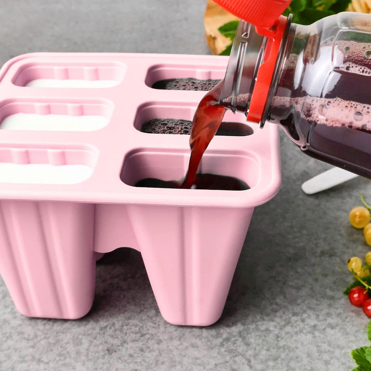 EISCREME FORM - Pink, Kunststoff (12/9/14cm) - Intirilife