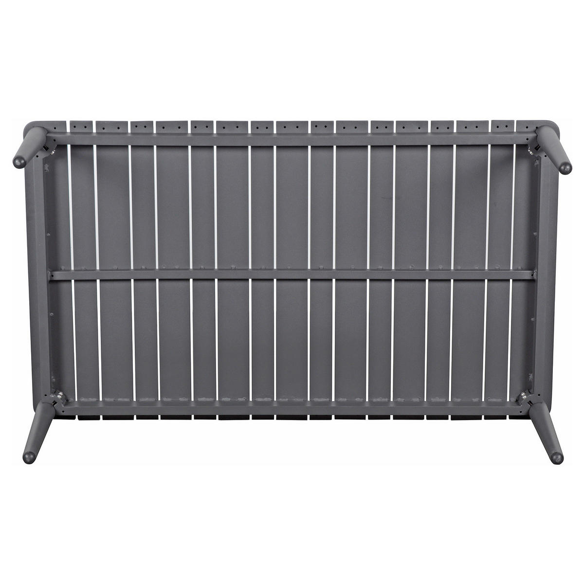 LOUNGESET - 4-teilig - Stahl / Polyester - Dunkelgrau - Dunkelbraun, Textil/Metall - home24