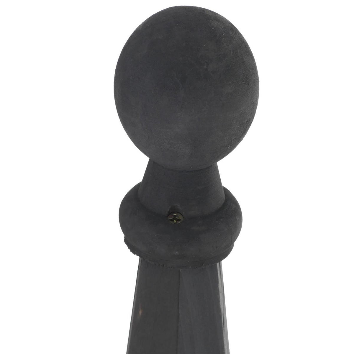 MŘÍŽKA Anthracit - antracitová, dřevo (33/148/33cm) - MCW
