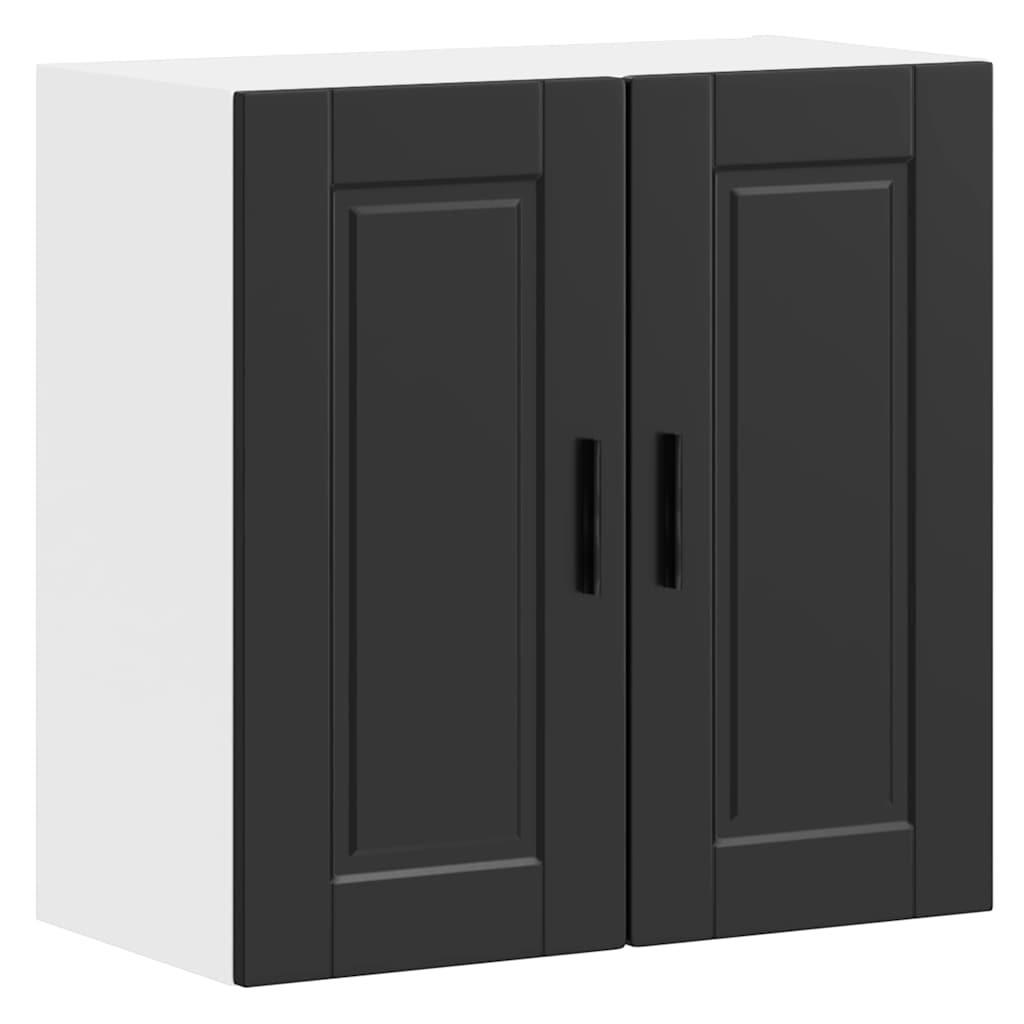 KÜCHEN-HÄNGESCHRANK Schwarz Holzwerkstoff - Schwarz, Holzwerkstoff (31/60/60cm) - vidaXL