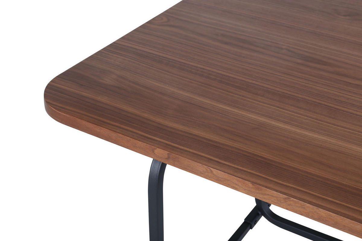 ESSTISCH 90x200 cm Nussbaum furniert - Nussbaumfarben, Holzwerkstoff (200/90/74cm) - ebuy24