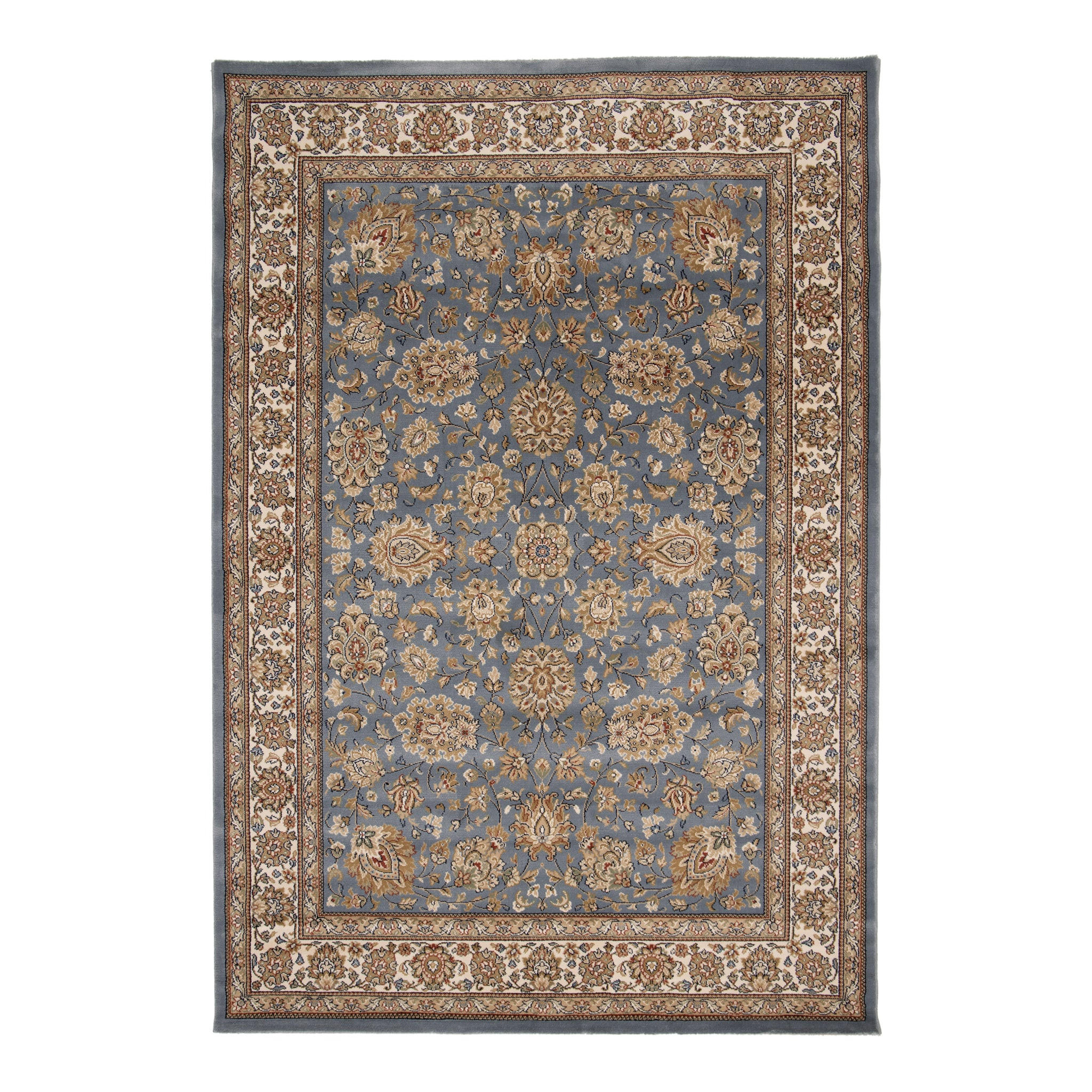 DESIGN Teppich mit Blumenmuster blau - Blau, Textil (200/290cm) - AFK Living