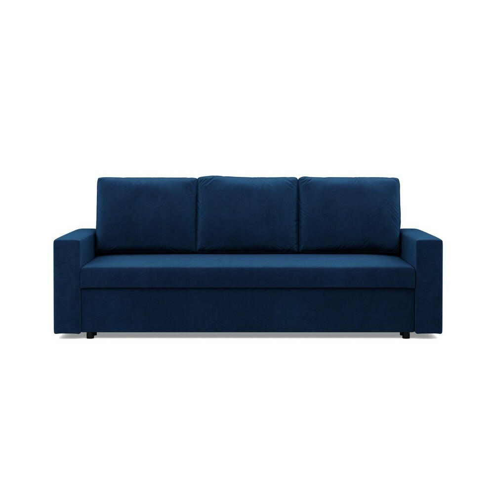 SOFA Neo mit gerader Armlehnen dunkelblau - Dunkelblau, Textil (220/92/92cm) - SIMKAM Furniture
