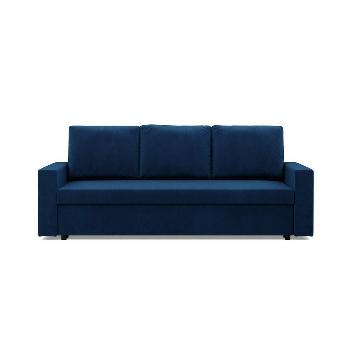 SOFA Neo mit gerader Armlehnen dunkelblau - Dunkelblau, Textil (220/92/92cm) - SIMKAM Furniture