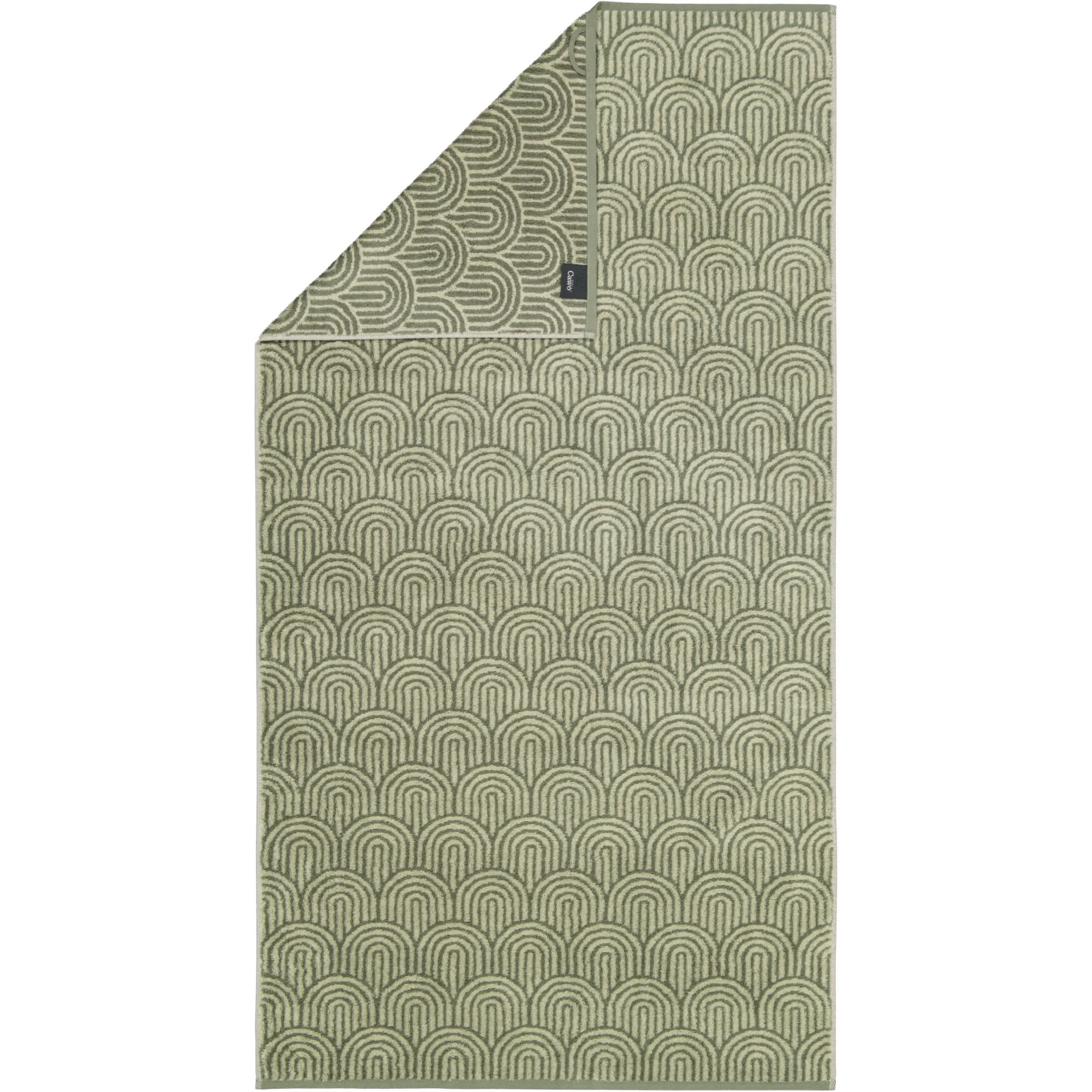 DUSCHTUCH MAISON BÖGEN 6268 FIELD - 44 - Grün, Textil (70/140cm) - Cawoe