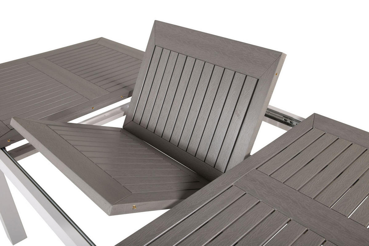GARTENTISCH Weiß - Weiß, Holzwerkstoff (210/90/75cm) - ebuy24