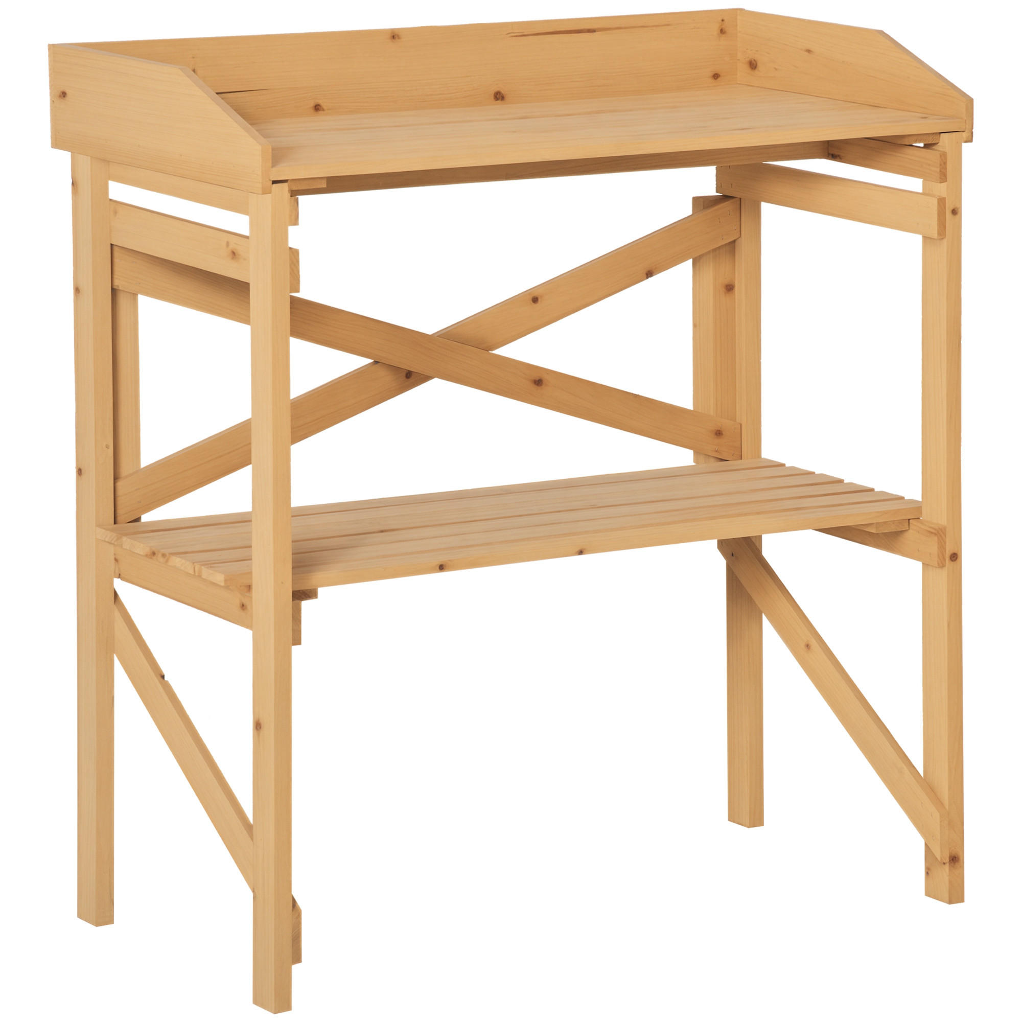 ComfortXL Pflanztisch Braun 40x84x80 cm