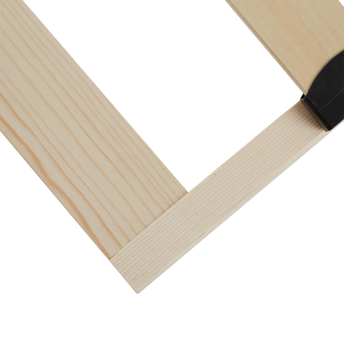 LATTENROST 90/200 cm Rollrost - Braun, Holz - Homestyle4u