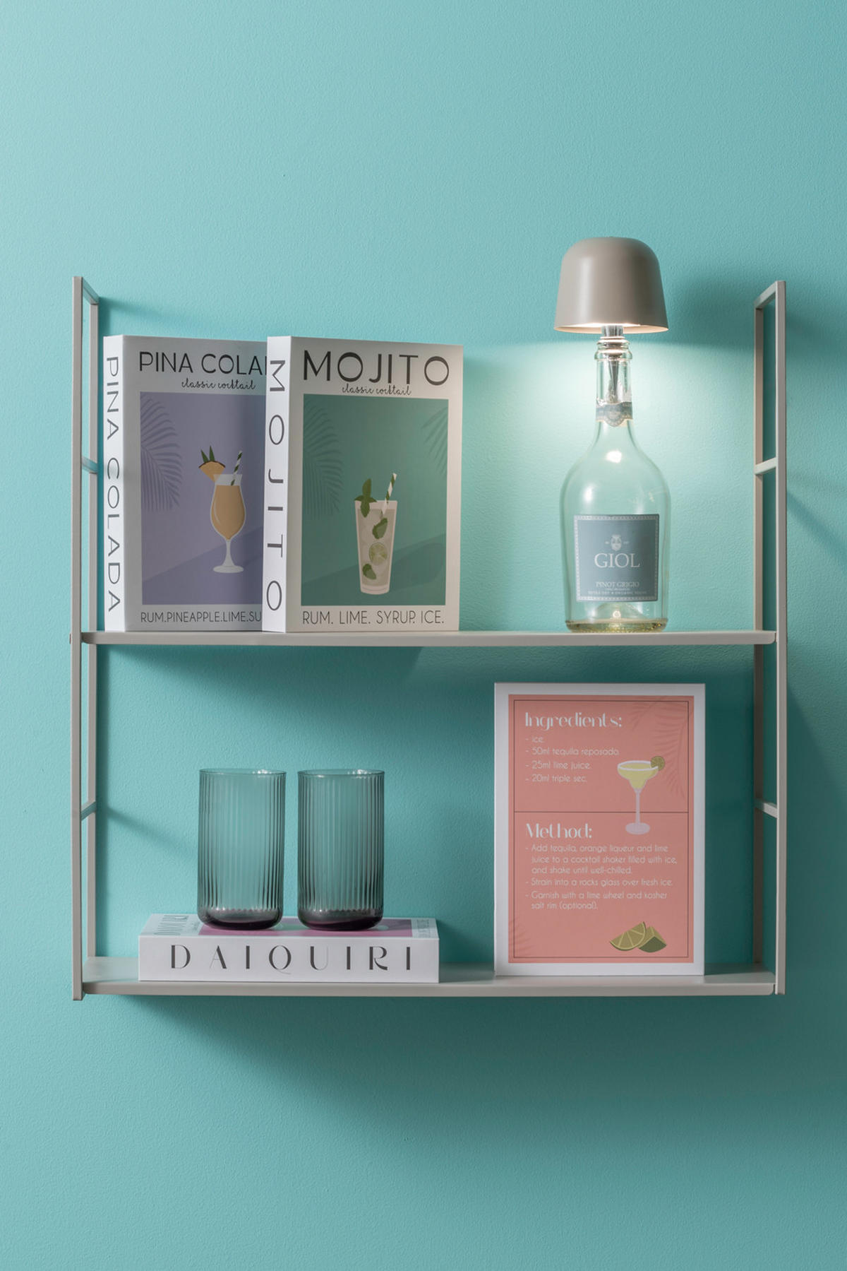 BOTTLE Lamp Cone Hat 10/10/13 cm - Grau, Metall (10/10/13cm) - Leitmotiv