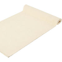 TISCHLÄUFER creme 44/178 cm, 100% Baumwolle - Creme, Textil (44/178cm) - Homescapes
