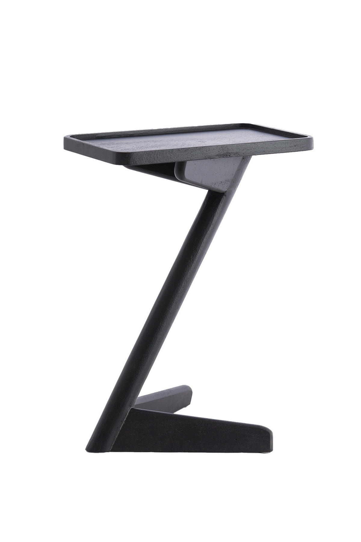 BEISTELLTISCH Qiano Schwarz 45/42/63 cm - Schwarz, Holz (45/42/63cm) - Light & Living