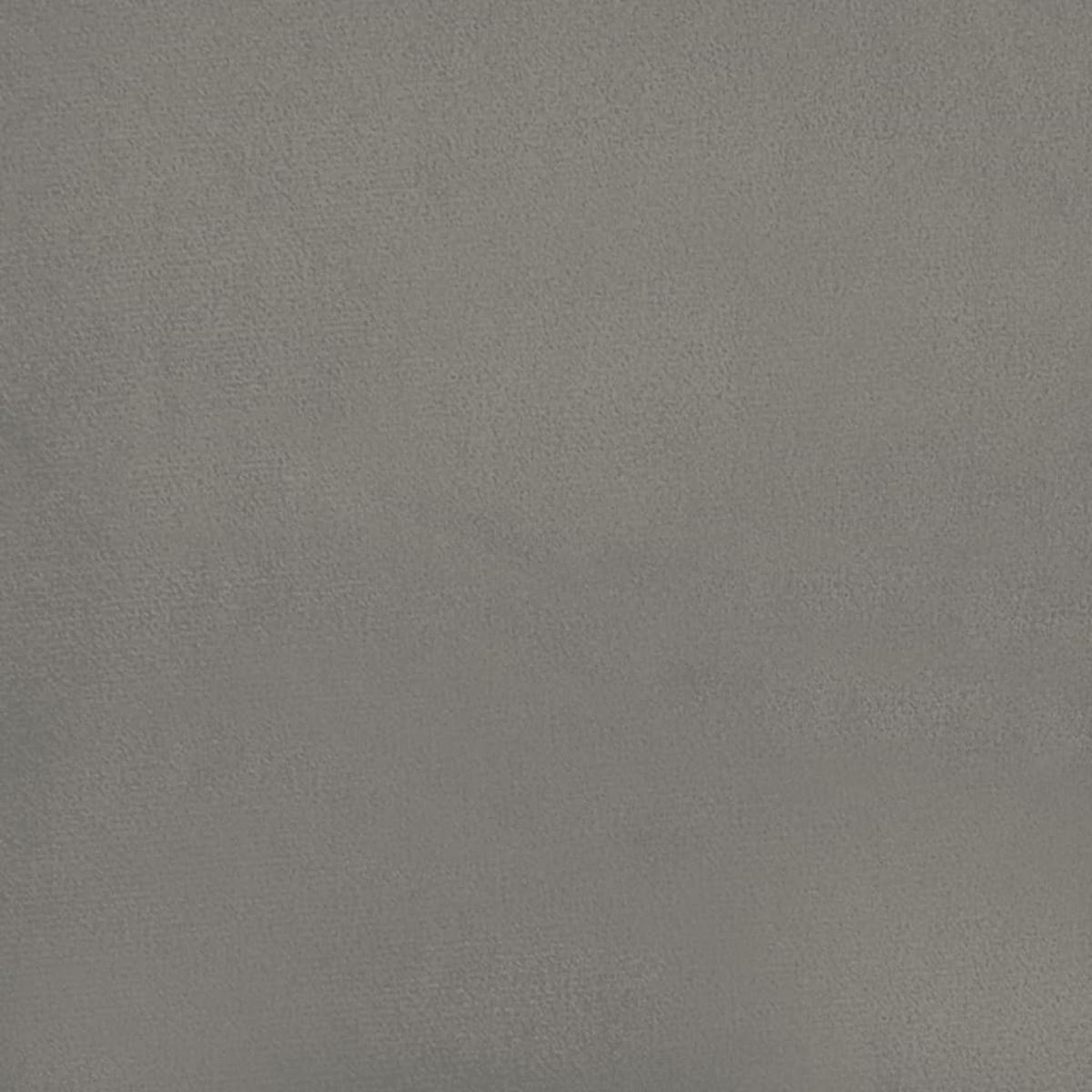 BETTGESTELL Ohne Matratze Hellgrau 90/200 Cm Samt - Grau, Textil (90/200cm) - vidaXL