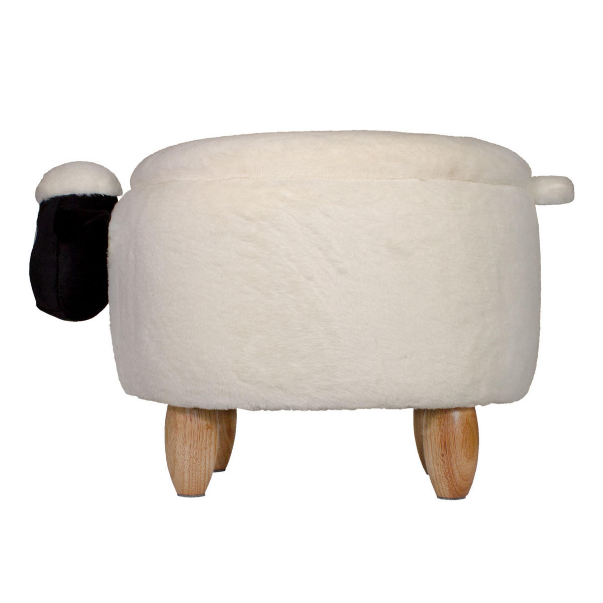 TIERHOCKER Schaf - Weiß, Textil (32/37/55cm) - SVITA