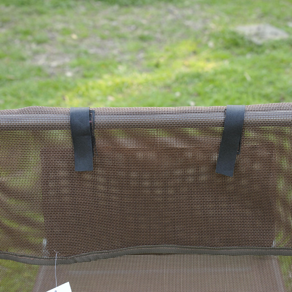 GARTENLIEGE mit Kopfkissen, Braun - Braun, Kunststoff/Metall (56/28/182cm) - Outsunny