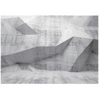FOTOTAPETE 3D Abstrakt Grau 416x254 cm - Multicolor, Papier (416/254cm) - Wallarena