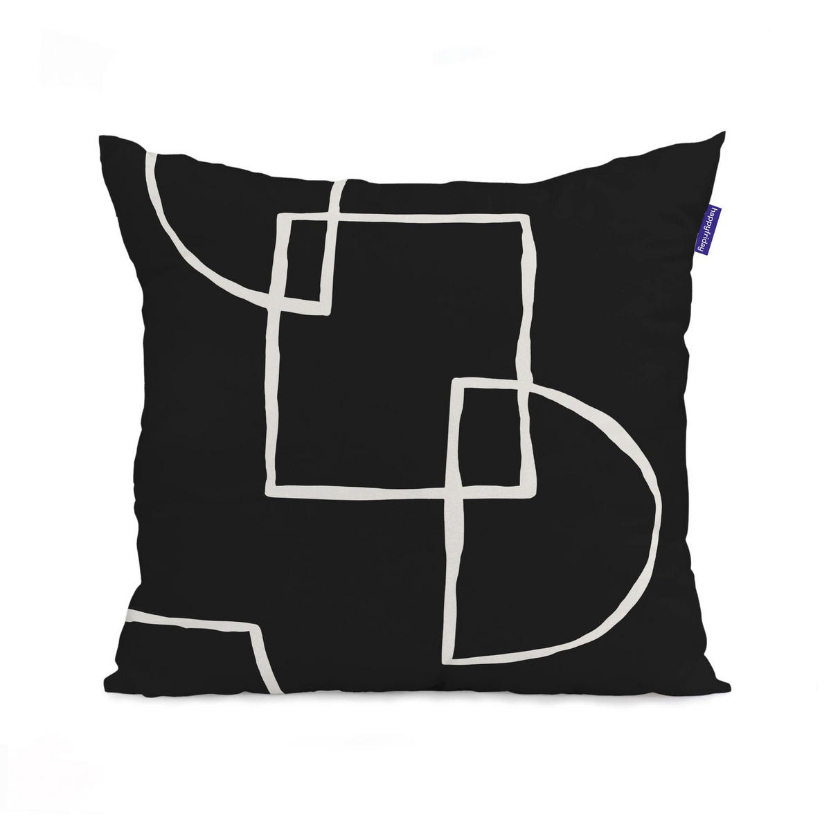 KISSENBEZUG serenity 50x50 + 50x30 cm mehrfarbig - Multicolor, Textil (50/50cm) - Happy Friday