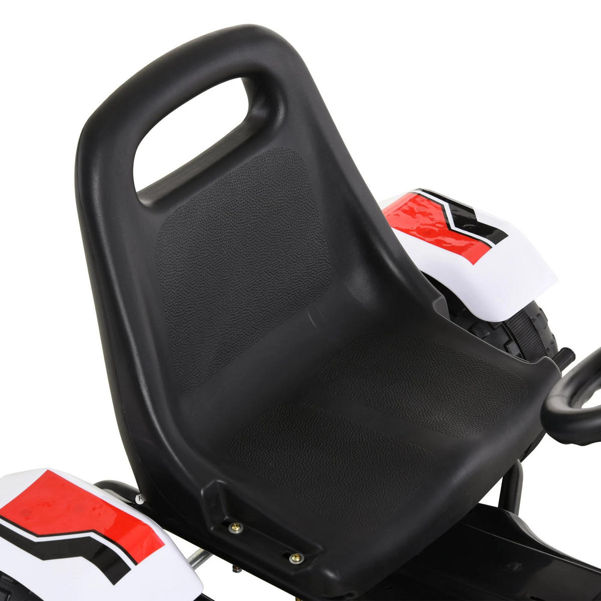 GOKART 35Kg 3-8 JAHRE Schwarz - Weiß, Metall (104/66/57cm) - Jamb