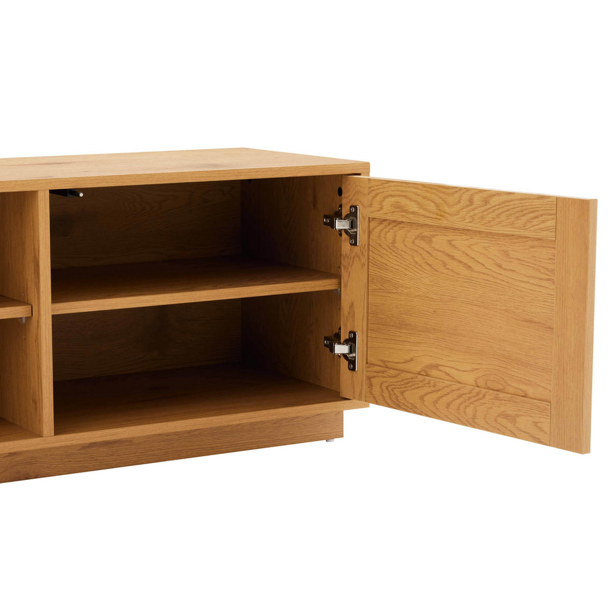 TV-MÖBEL, helles Holz - Braun, Holz (160/43/40cm) - Oviala