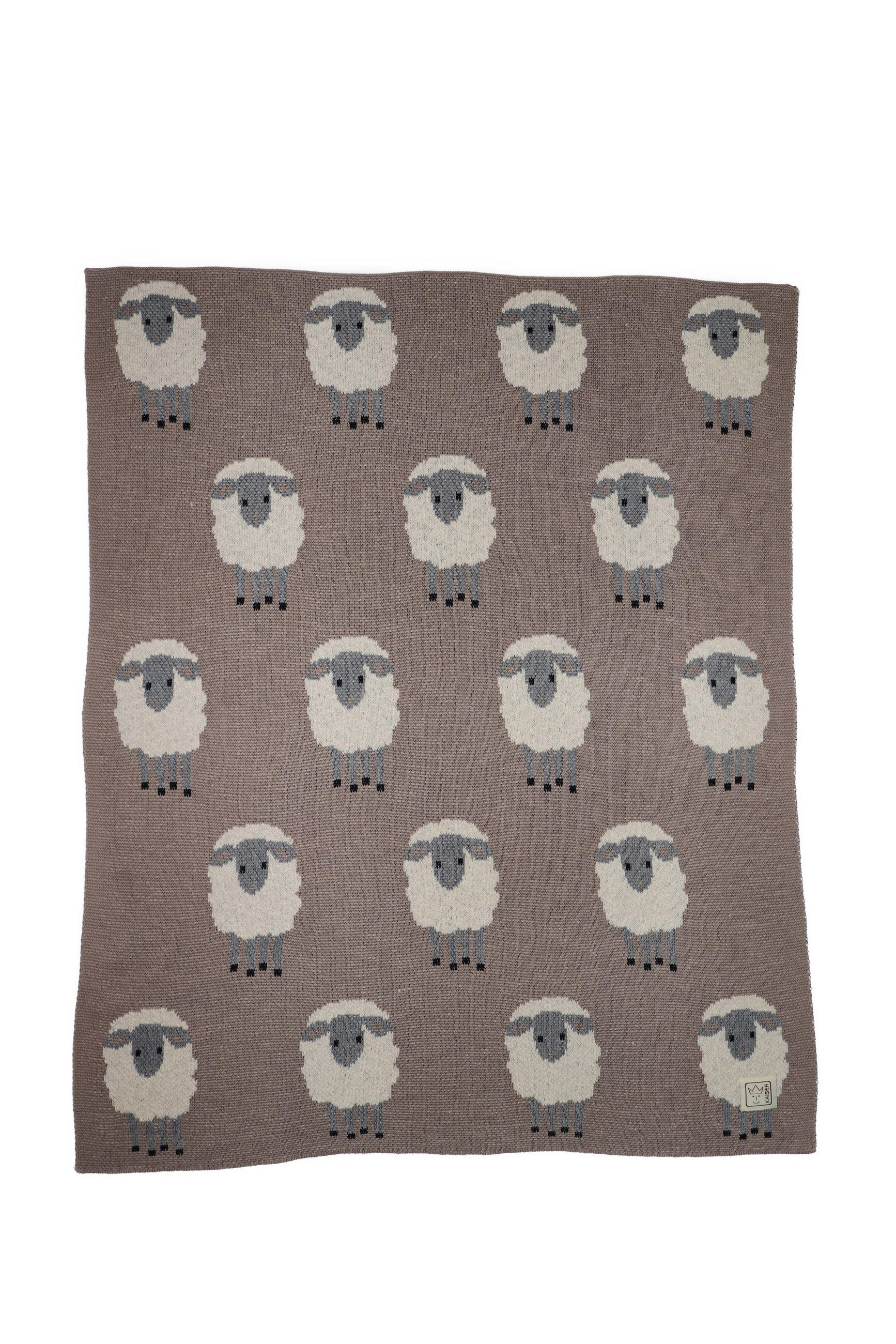 BABYDECKE Dolly Sheep Babydecke Strick ca. 80 x 100 cm - Multicolor, Naturmaterialien (100/80cm) - Kaiserbaby
