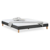 POLSTERBETT mit Lattenrost 180/200 cm in Grau - Grau, Textil (180/200cm) - Homestyle4u