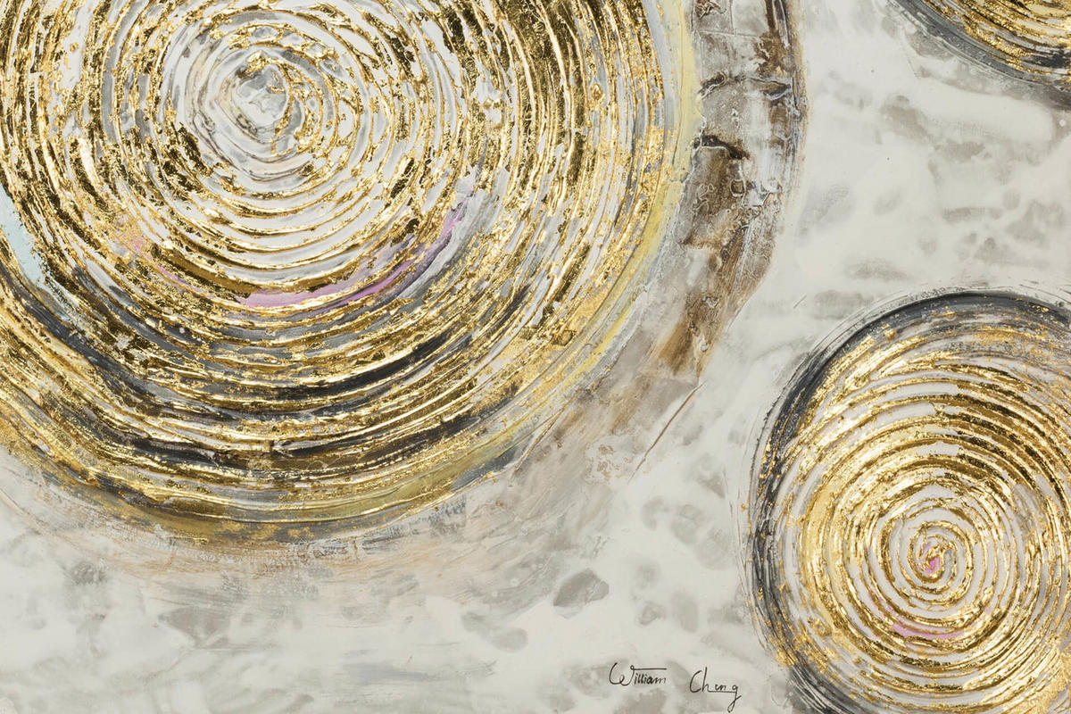 ACRYLBILD HANDGEMALT 120/60 cm - Braun, Holz/Textil (2.02/60cm) - KUNSTLOFT