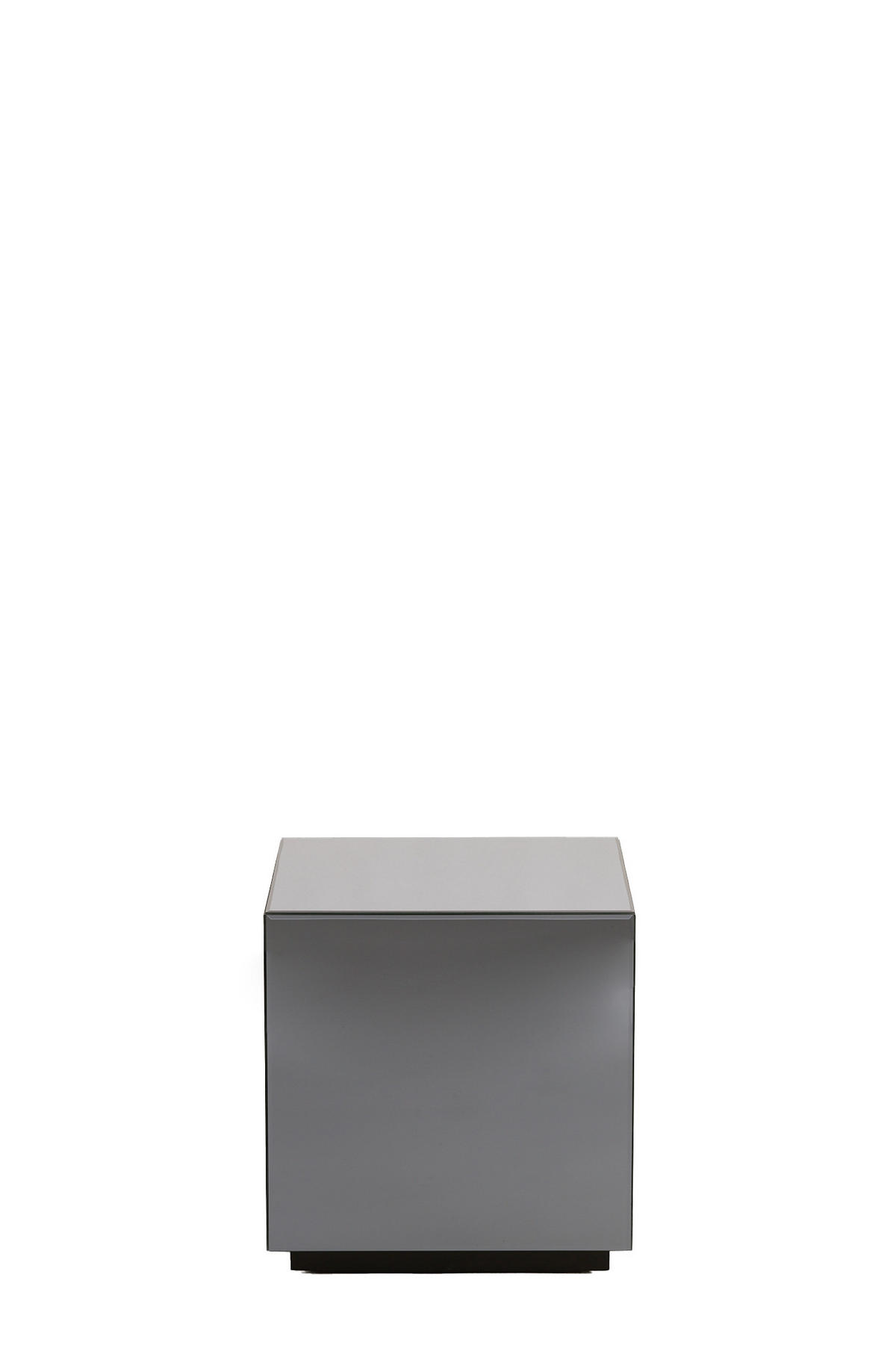 BLUMENSÄULE Daxton Grau 40/40/40 cm - Grau, Glas (40/40/40cm) - Light & Living