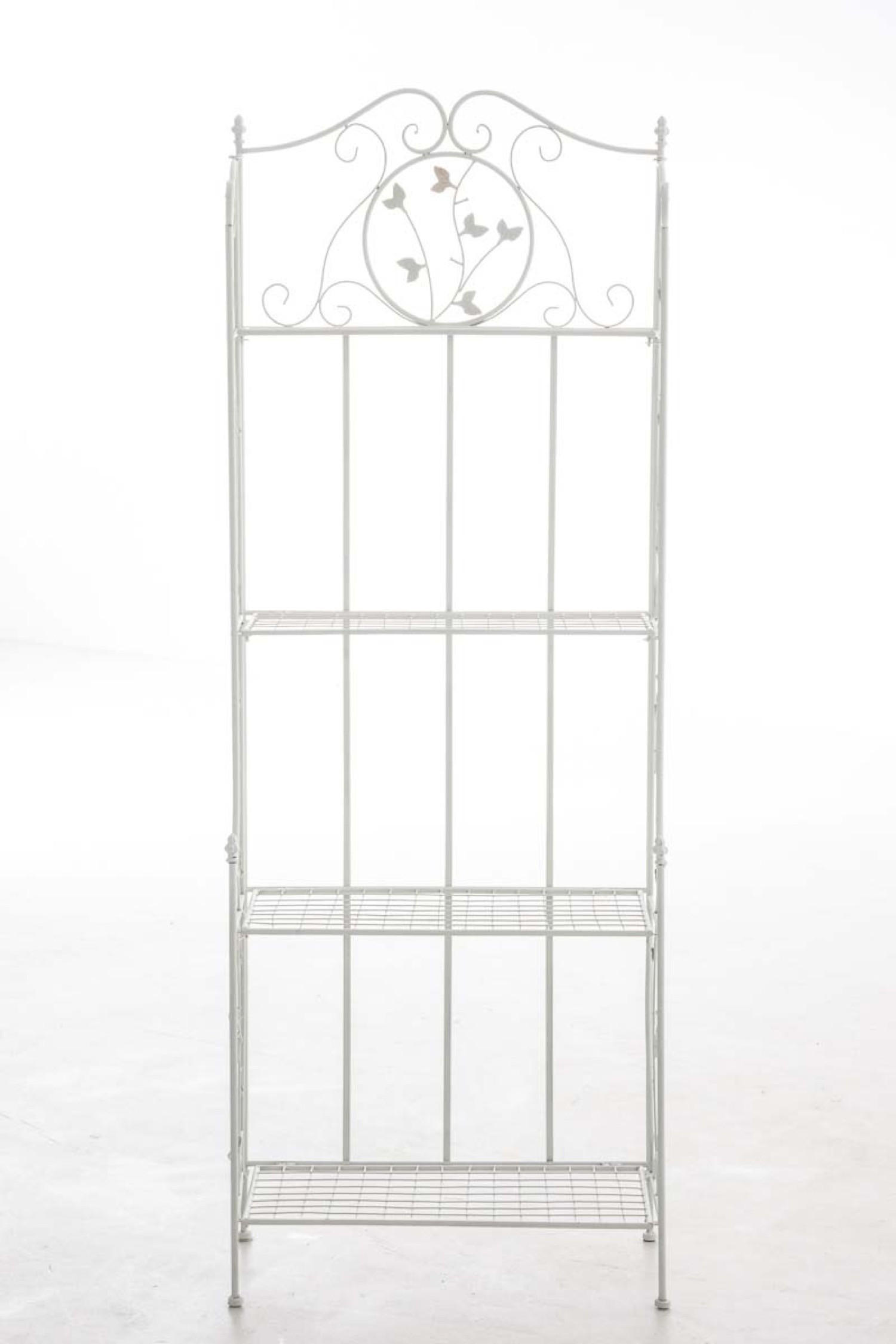 STANDREGAL Aaron weiß - Weiß, Metall (60/158/33cm) - TPFGarden