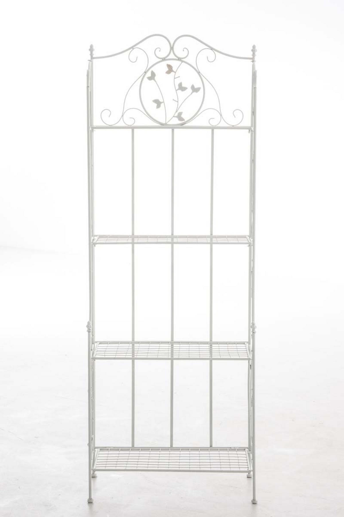 STANDREGAL Aaron weiß - Weiß, Metall (60/158/33cm) - TPFGarden