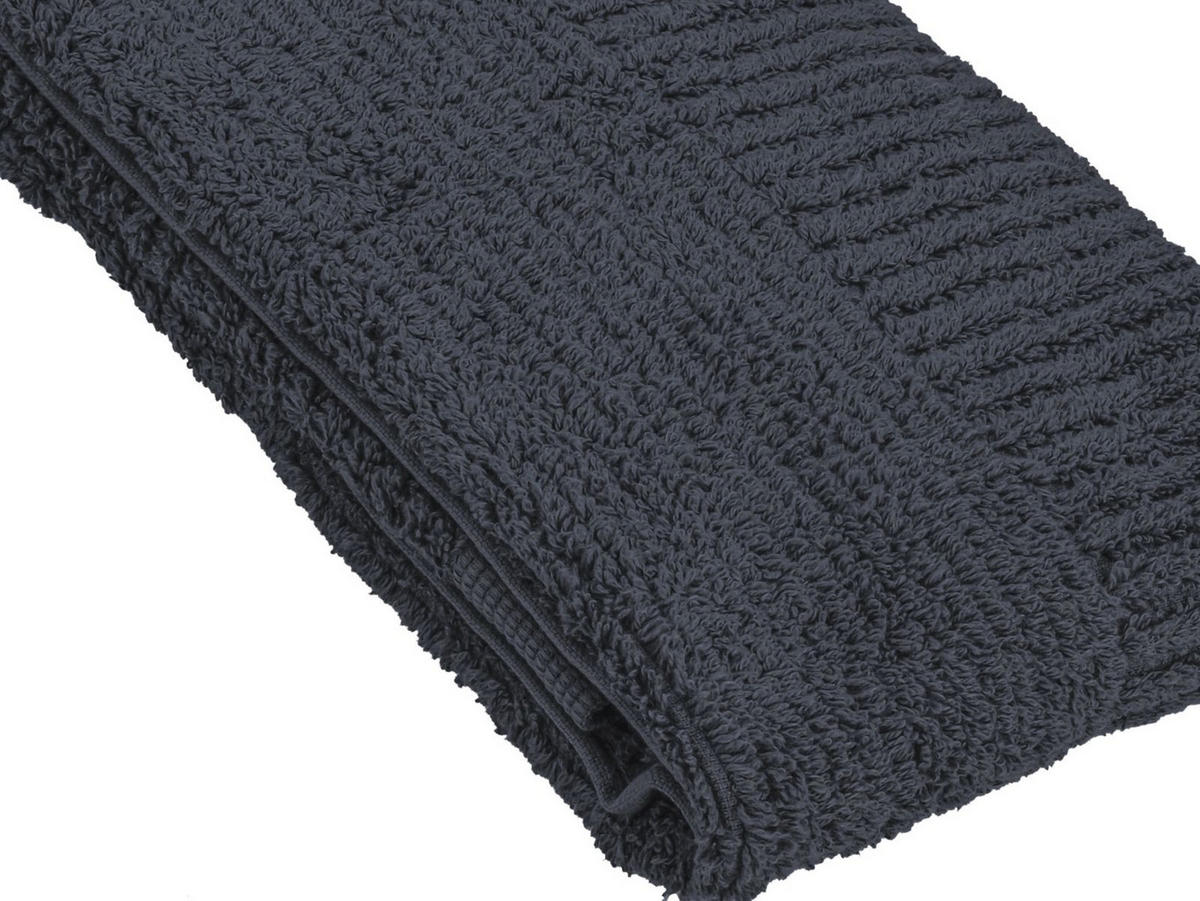 HANDTUCH Classic schwarz 50/100 cm - Schwarz, Textil (50/100cm) - Zone Denmark