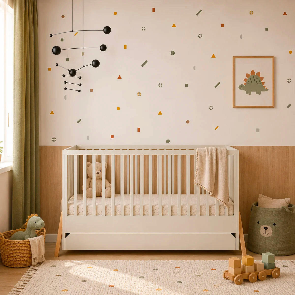 GITTERBETT 70/140 Kaschmir - Kaschmir, Holzwerkstoff (70/140cm) - Petits-meubles
