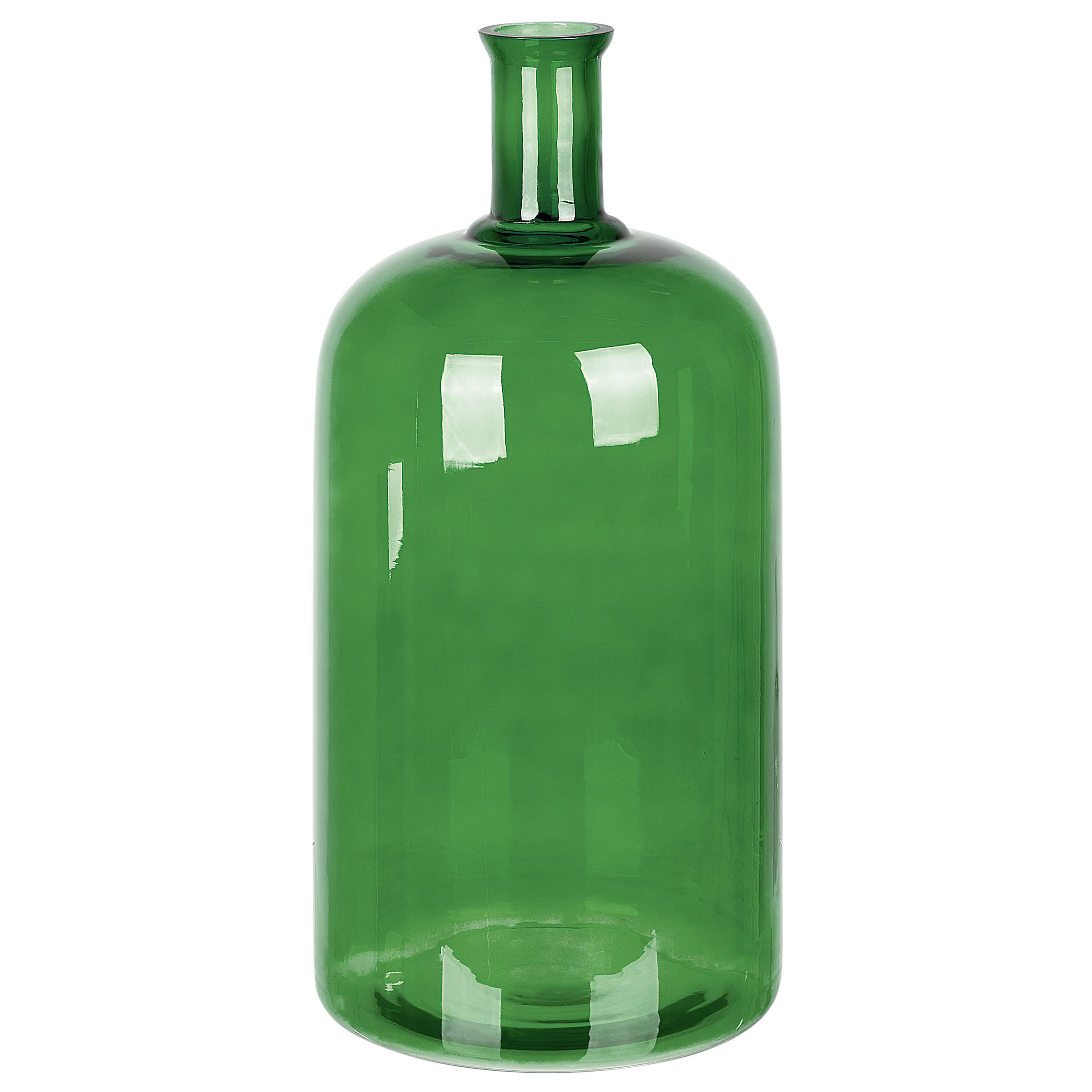 BLUMENVASE Glas grün Korma - Grün, Glas (45cm) - Beliani