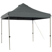 POP-UP-UBERDACHUNGSZELT Grau - Grau, Textil (300/335/300cm) - COSTWAY