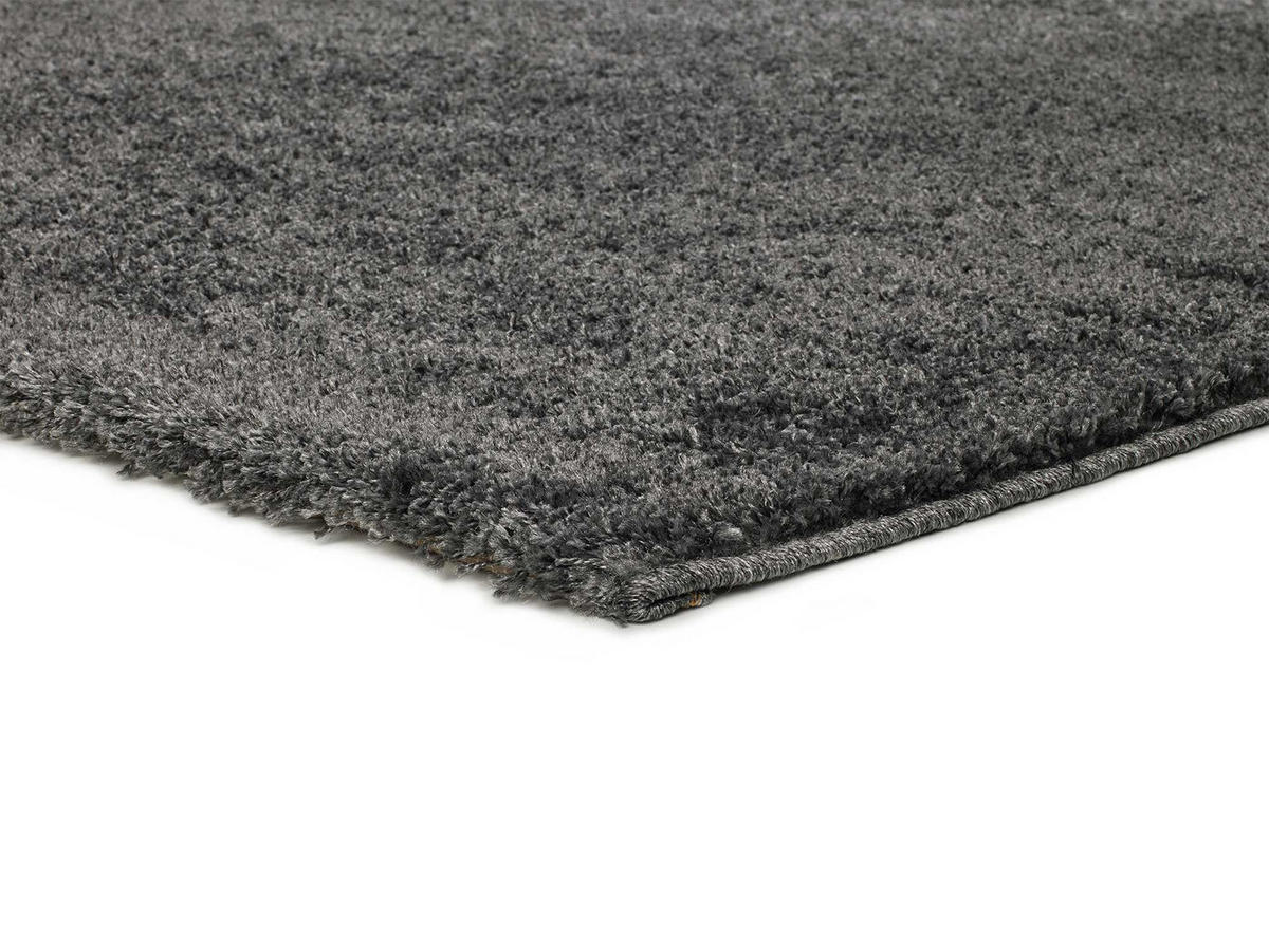 HOCHFLORTEPPICH Anthrazit Atlas 160/230 cm - Anthrazit, Naturmaterialien/Textil (160/230cm) - Atticgo
