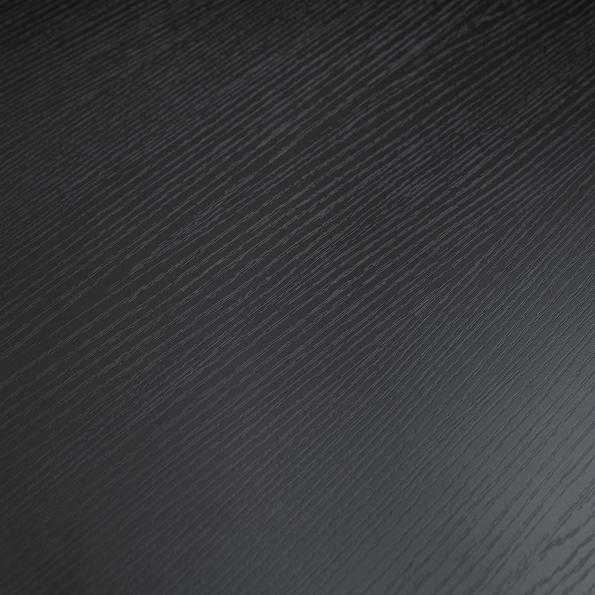 ESSTISCH LESINA schwarz - Schwarz, Holzwerkstoff (80/160/77cm) - IDIMEX