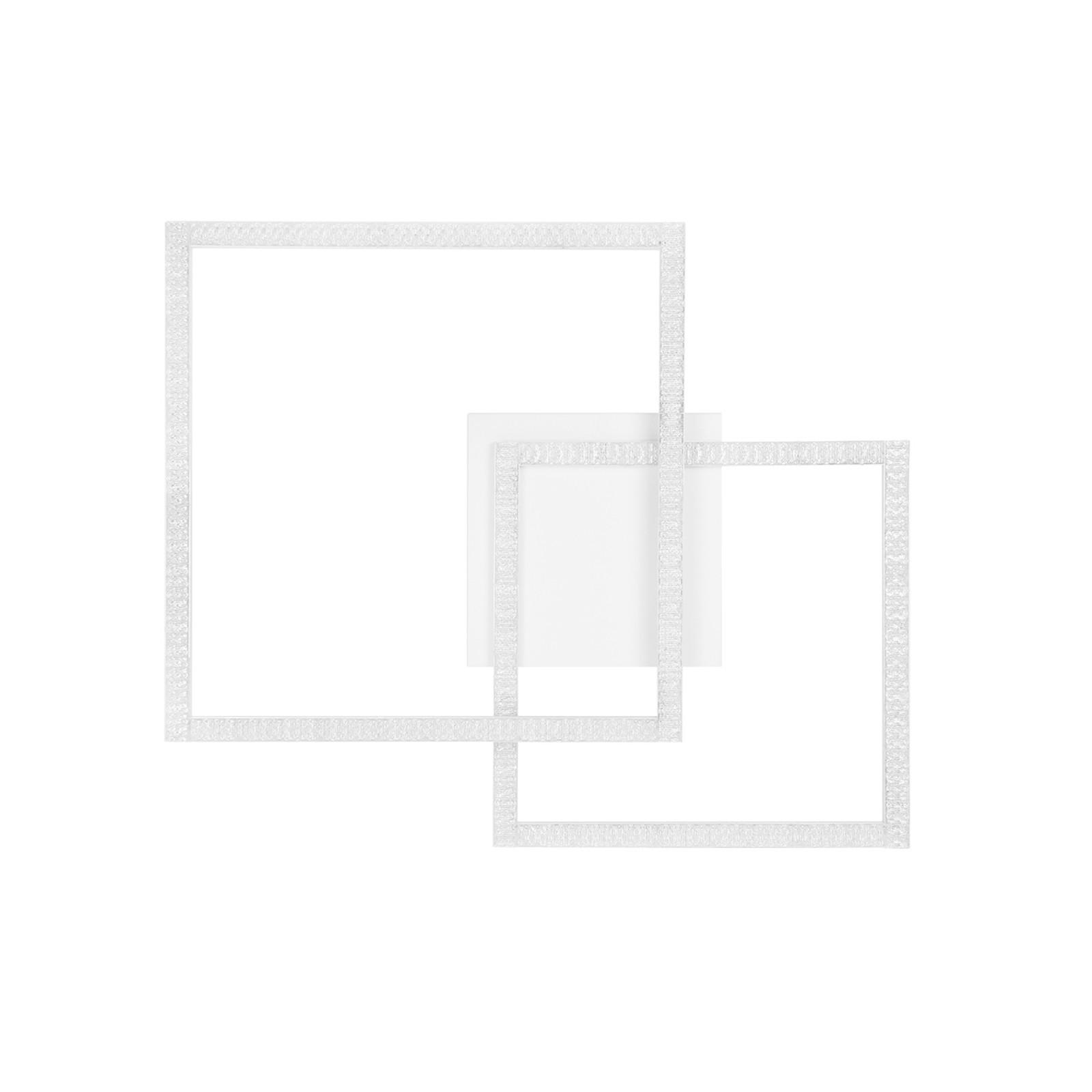 LED-DECKENLEUCHTE Beatrice 57/48/9 cm - Weiß, Metall (57/48/9cm) - Nettlife