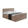 BOXBETT mit Matratze H4 und Lattenrost - TOLO-Z - 140x200 Cord - Beige - Sandfarben, Holzwerkstoff (140/200cm) - ALTDECOR