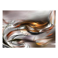 VLIESTAPETE 100/70 cm - Goldfarben/Grau, Textil (100/1cm) - KUNSTLOFT