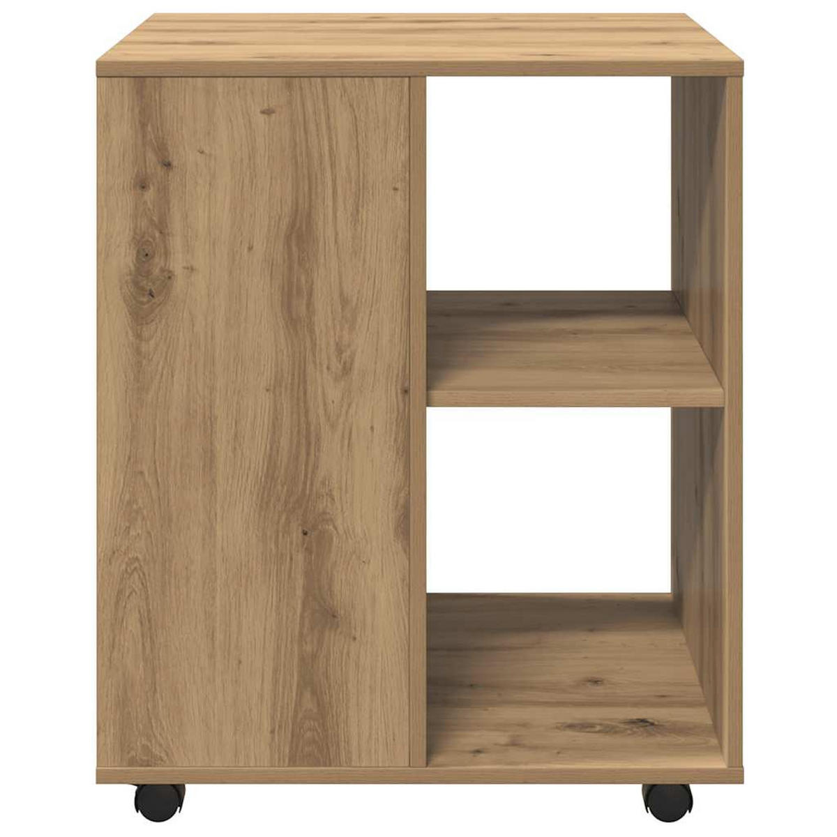 ROLLSCHRANK Artisan-Eiche 60/53/72 Cm Holzwerkstoff - Braun, Holzwerkstoff (53/72/60cm) - vidaXL