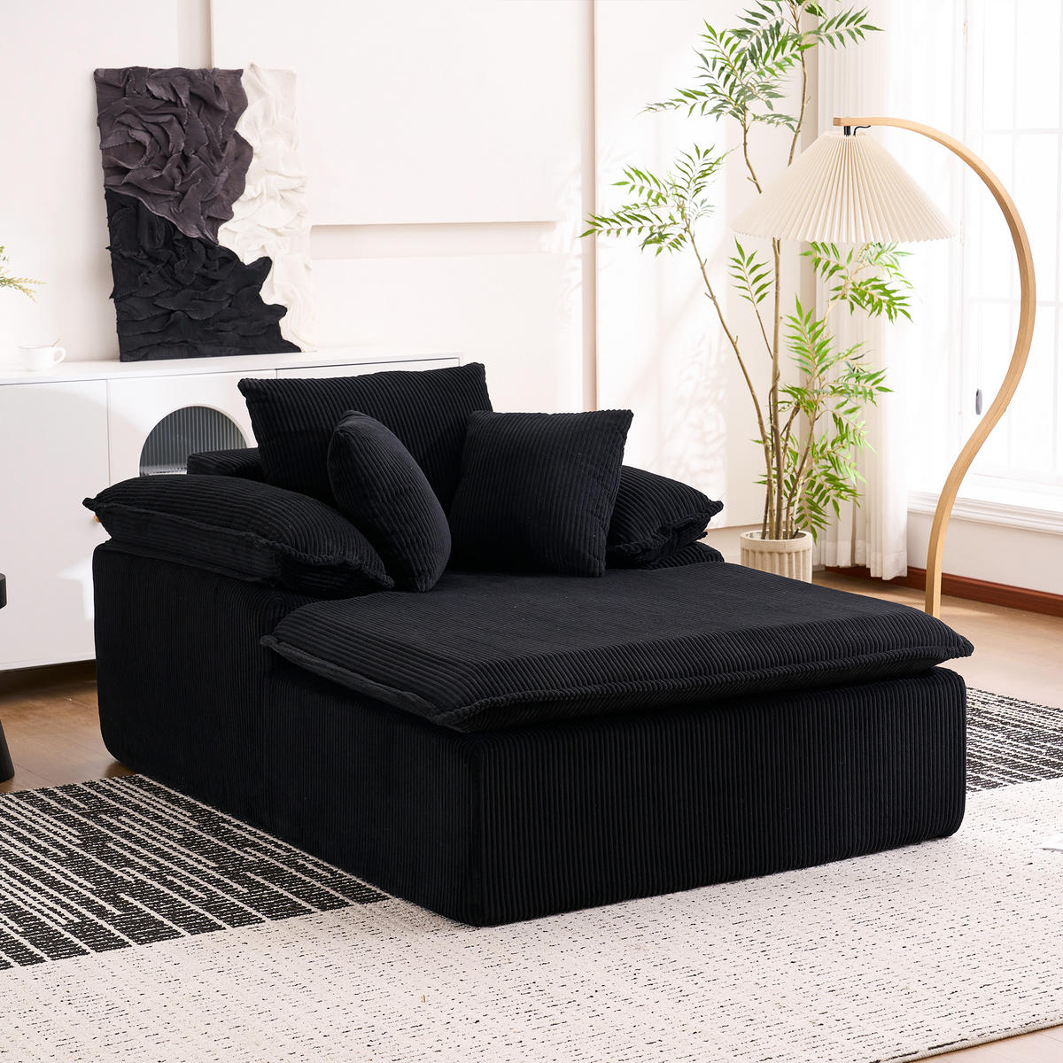 SCHLAFSOFA 177/122/92 cm Schwarz - Schwarz, Textil (122/92/177cm)