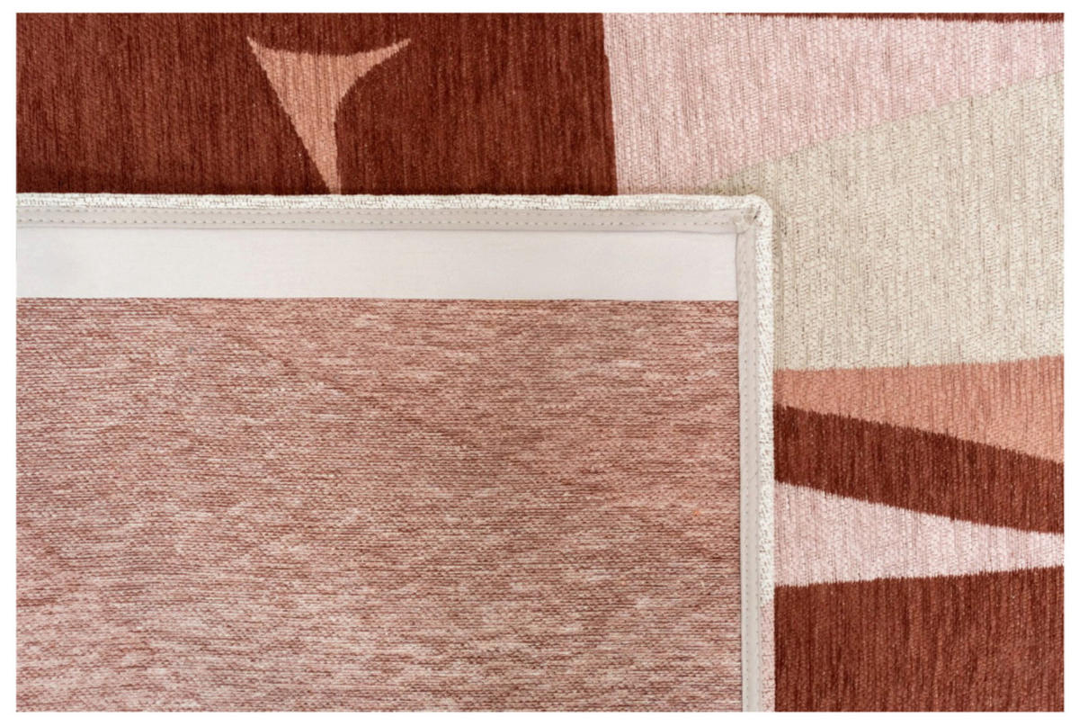 TEPPICH modern Flachgewebe ROCKY Rosa 240 x 340 cm - Pink, Textil (240/340cm) - Novatrend