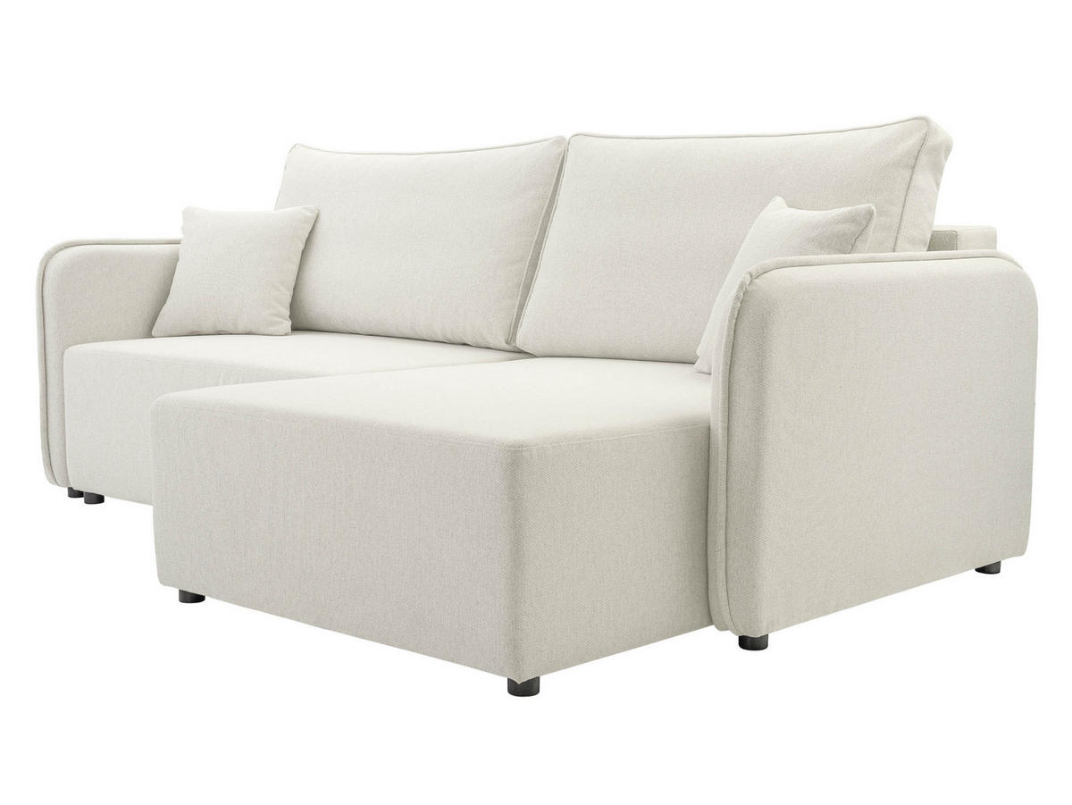 ECKSOFA Malody, Seite: Rechts - Schwarz/Naturfarben, Holz/Kunststoff (227/147cm) - MIRJAN24