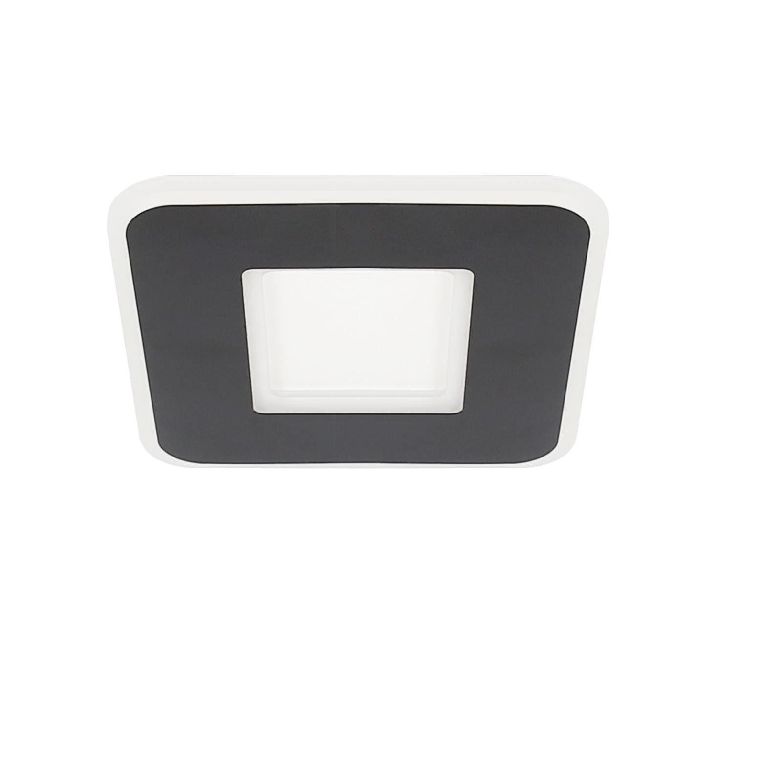 LED-DECKENLEUCHTE Heimue 24/24/4cm - Weiß, Metall (24/24/4cm) - ZMH