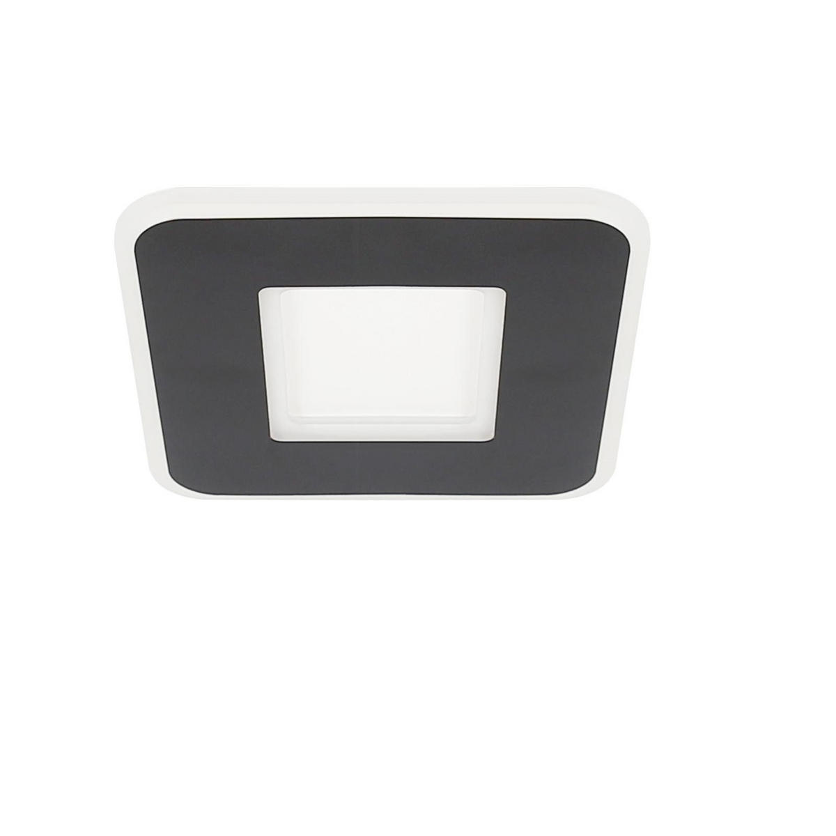 LED-DECKENLEUCHTE Heimue 24/24/4cm - Weiß, Metall (24/24/4cm) - ZMH