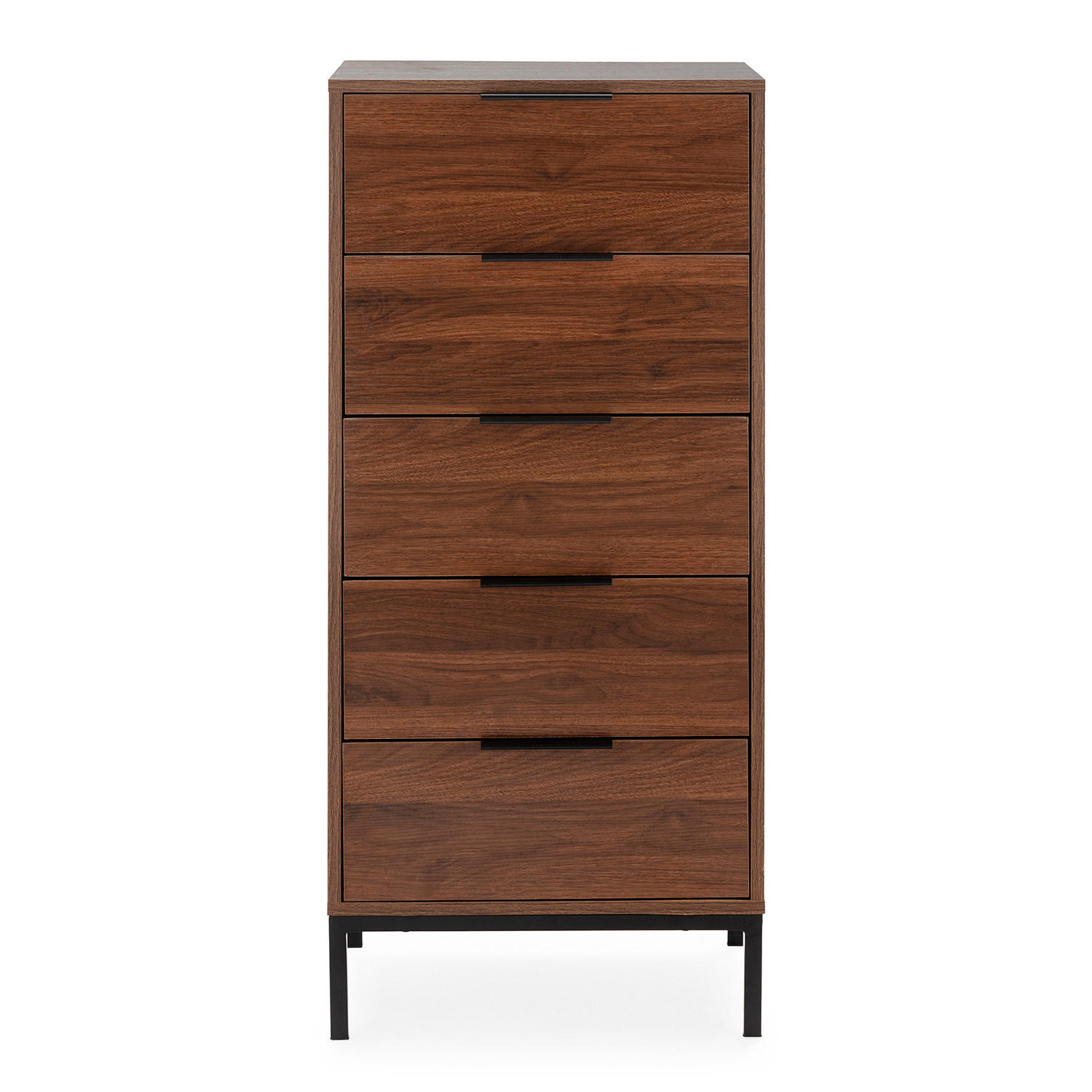 KOMMODE 50/115/40 Auri Walnussfarbe - Walnussfarben, Holzwerkstoff (50/115/40cm) - VS Venta-stock